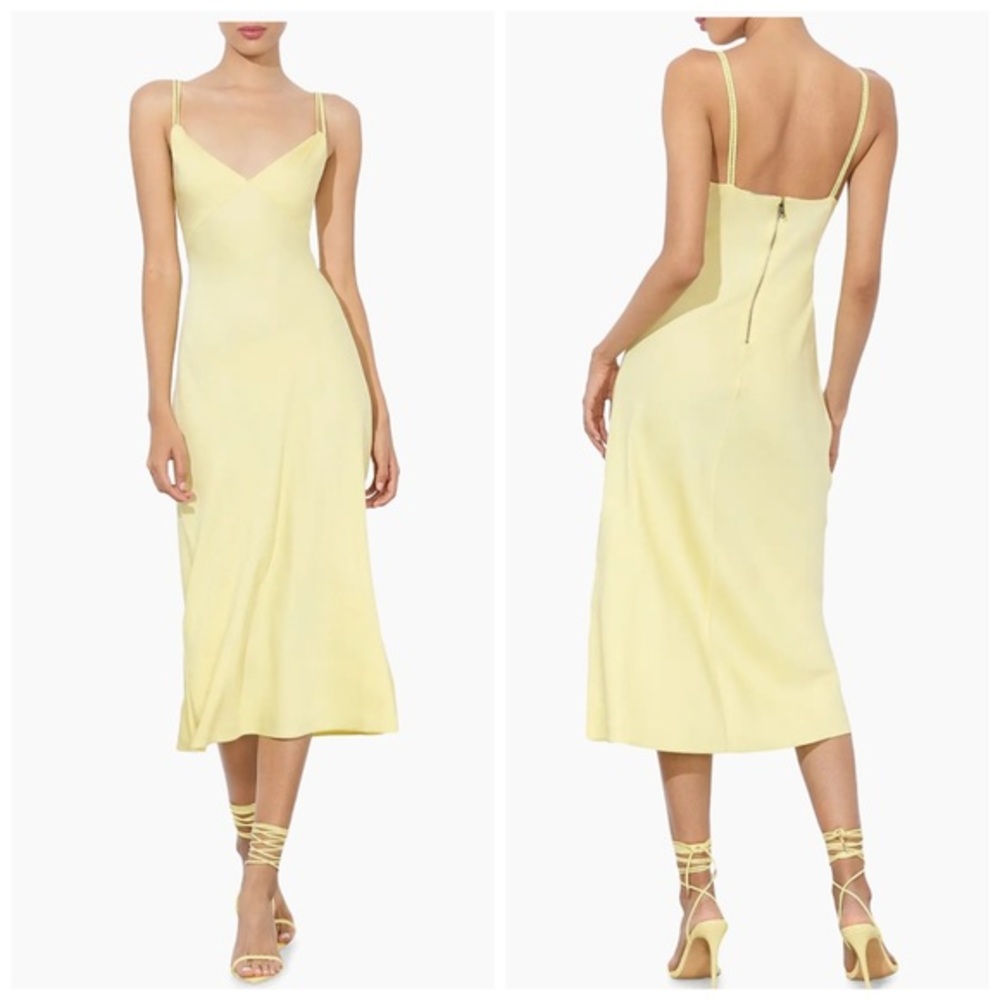 Alice and Olivia Kiro V Neck Slip Dress Size 4 $465